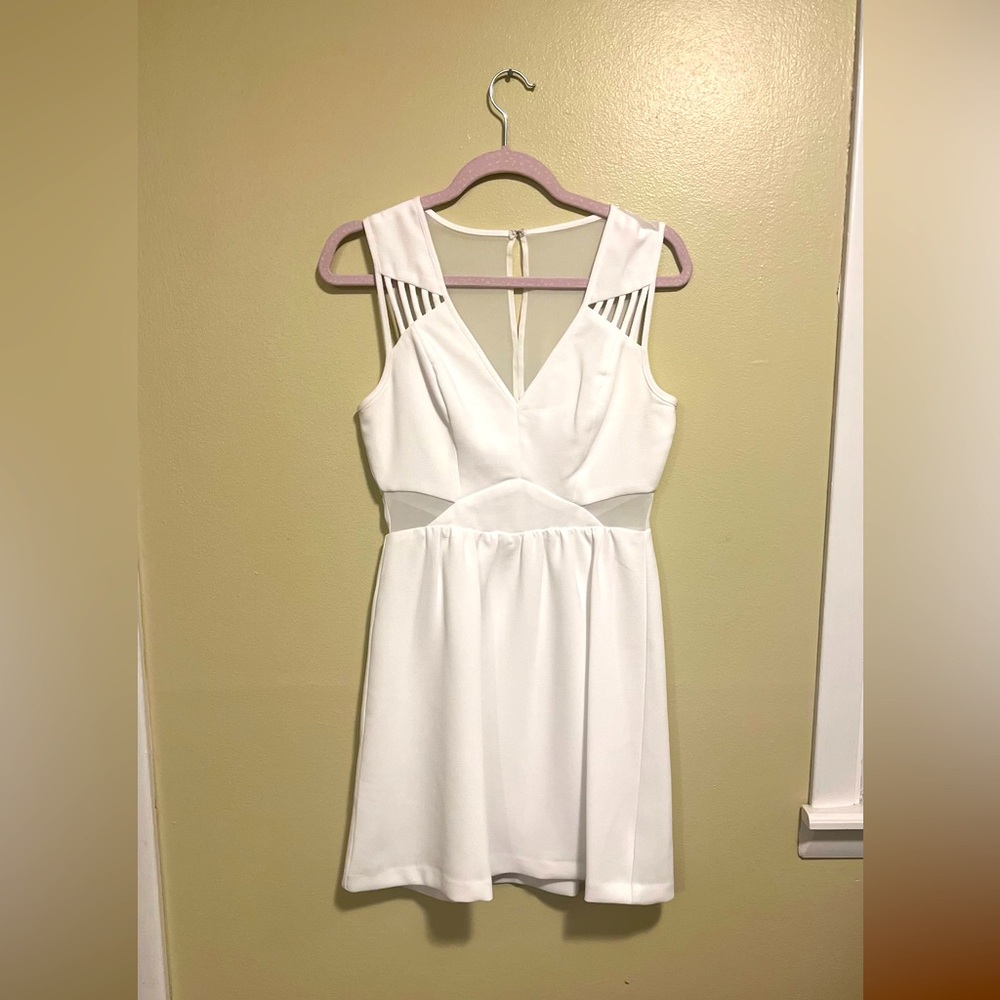 BCBG White Cocktail Dress